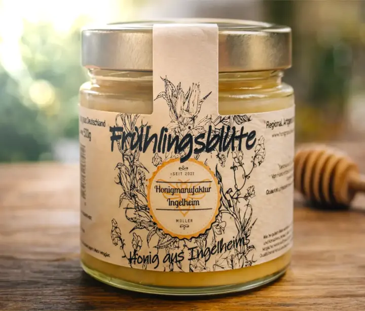 Frühlingsblütenhonig 500 g aus eigener Imkerei in Ingelheim