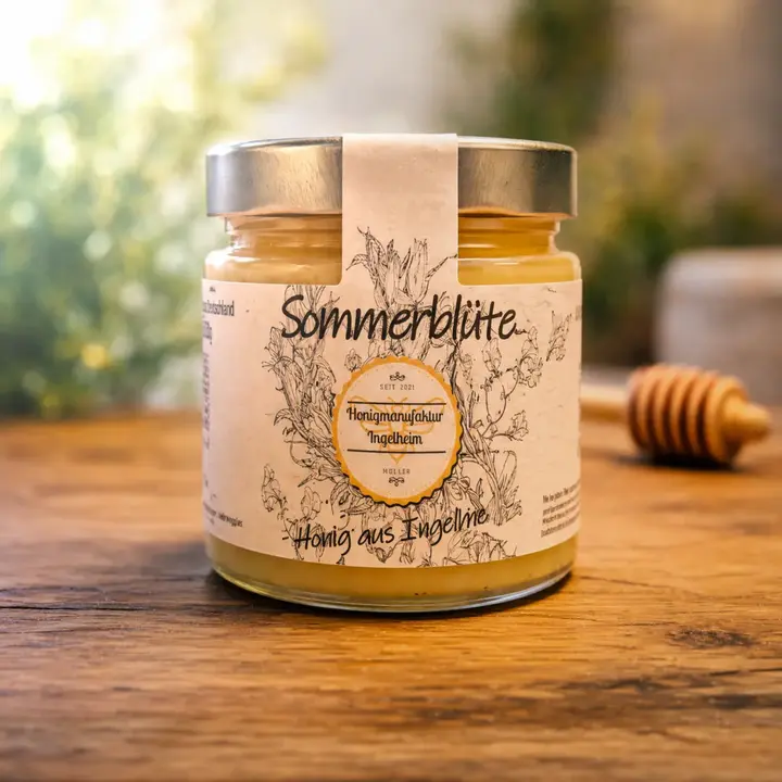 Sommerblütenhonig 500 g aus eigener Imkerei in Ingelheim